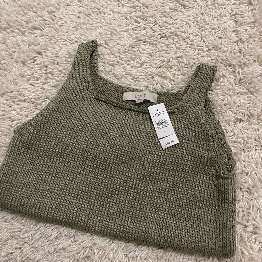 Loft knit vest
